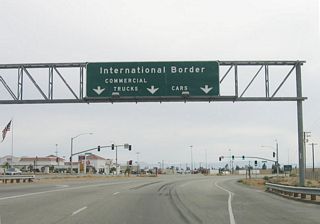 While the left lane turns onto Maggio Road, southbound California 7 widens to three lanes. Of the three main lanes, the right two lanes are for cars, while the two left lanes are for trucks and commercial vehicles.