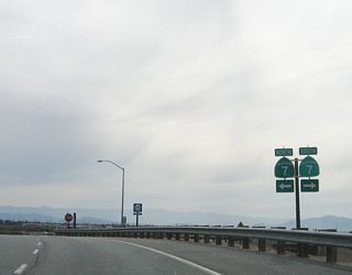 Still on southbound California 7, these shields point to both directions of California 7: north back to California 98 and Interstate 8 and south to the international border with Mexico and the port of entry for automobiles.