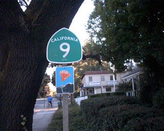Scenic signage along California 9.