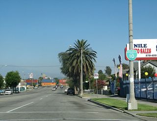 Still in place as of 2025, a remaining Business Loop I-10 reassurance shield is posted on eastbound Valley Boulevard at 4th Street in Colton.