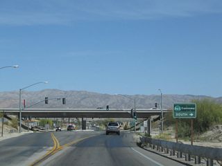 A diamond interchange joins Dillon Road with the expressway along SR 86.