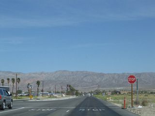 The stop sign at Harrison Place north of SR 86 was upgraded with traffic signals by 2012. Harrison Place is the driveway leading to Spotlight 29 Casino.