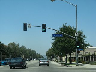Garey Avenue is the former alignment of SR 71. Garey Avenue south connects with SR 71 and north with Interstate 10 at Exit 46 B.
