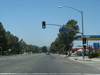 Union Avenue crosses Holt Avenue north from Mount Vernon Avenue to Orange Grove Avenue.