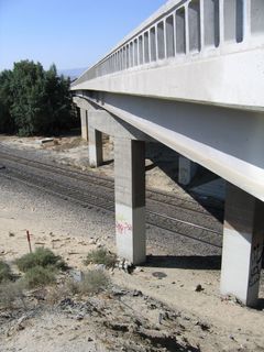 Union Pacific Railroad Bridges along Indio Boulevard - Indio, CA