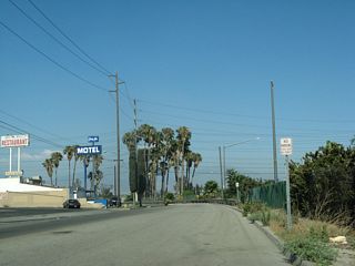 Valley Boulevard reduces to two lanes east from Mount Vernon Avenue to Sperry Drive north.