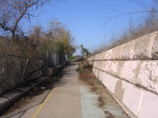 Old U.S. 395 bike path at Lake Hodges