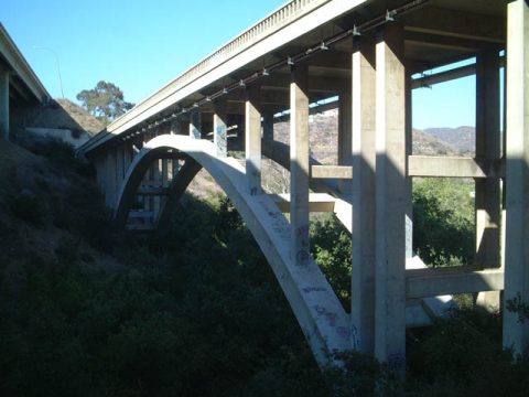 Old U.S. 395 over Los Peñasquitos Canyon