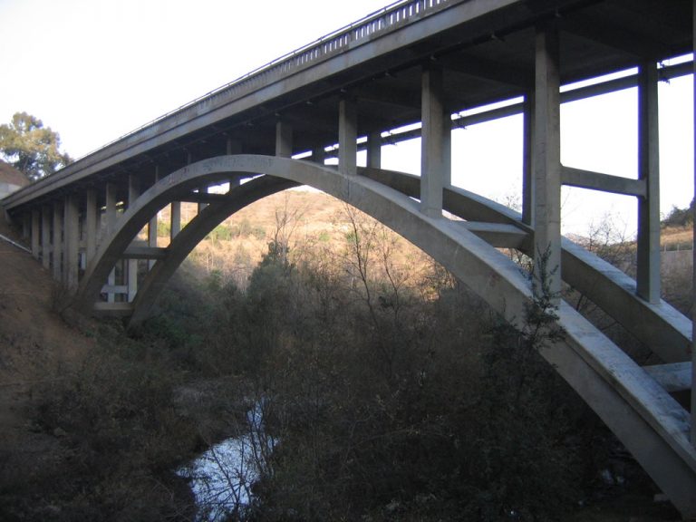 Old Highway 395 bridge over Los Peñasquitos Canyon