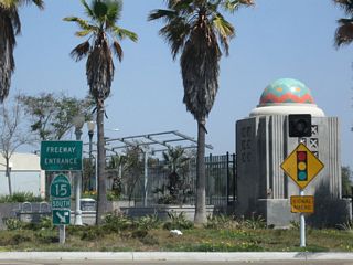 South from University Avenue and City Heights in San Diego, SR 15 converges with Interstate 805 en route to I-5 at Logan Heights.