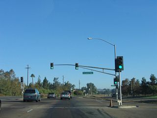 Citracado Parkway runs northwest to Interstate 15 at Exit 29 and Felicita Road. A second section of the parkway encircles the western edge of Escondido between Greenwood Place and Mission Road. A gap remains between the two sections as of 2025.