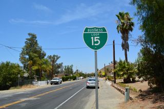 Business Loop I-15 marker posted along Lakeshore Drive west of Mohr Street in Lake Elsinore, California Business Loop I-15 marker posted along Lakeshore Drive west of Mohr Street in Lake Elsinore, California