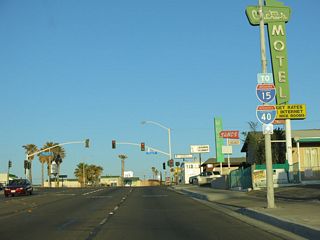 1.5 miles of Business Loop I-15 remain along Main Street southeast from Muriel Drive to Interstate 40.