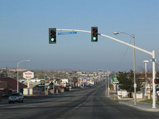 The next traffic signal along Business Loop I-15 and Historic U.S. 66-91 south is with Avenue A.