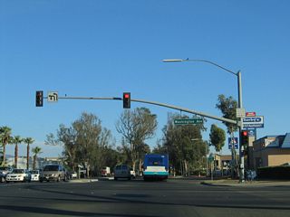 Washington Avenue east from Business Loop I-15 (Centre City Parkway) to Escondido Boulevard south leads to Woodward Avenue east for the Escondido Civic Center, Grape Day Park, and the California Center for the Arts. A parking area is located off Woodward Avenue for these facilities.