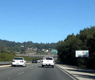 Due to its narrowness and winding route over the Santa Cruz Mountains, California 17 is a designated safety corridor by Caltrans.