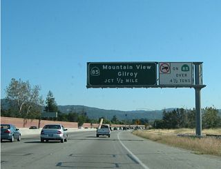 The next exit along southbound California 17 is Exit 22, California 85, 0.50 mile.