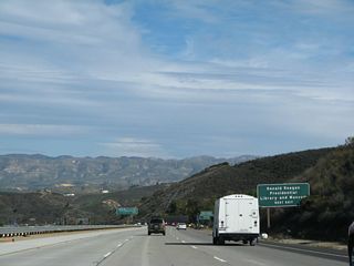 Use Exit 17 (Olsen Road east) to the Ronald Reagan Presidential Library and Air Force One.