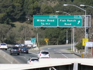 SR 24 east at Exit 7 A