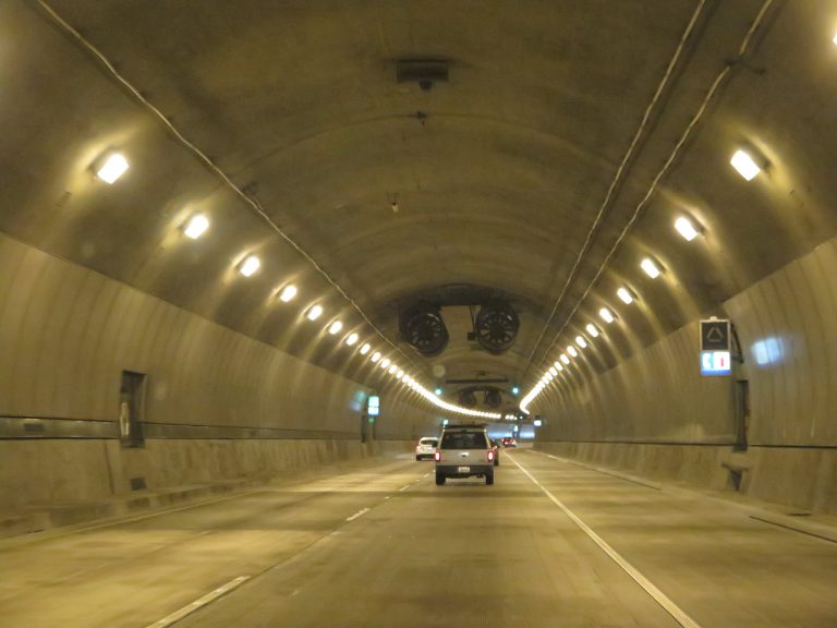 SR 24 west in the Caldecott Tunnel