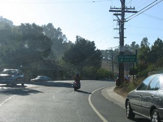 California 27 and Old Topanga Canyon Road split shortly thereafter. It is not clear if Old Topanga Canyon Road ever served as a part of the state highway system. We have not been able to locate a map or other evidence that shows California 27 (or its predecessor route) ever followed Old Topanga Canyon Road.