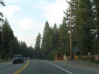 The next right turn from California 28 east is to Dollar Drive. This road leads to Dollar Point.