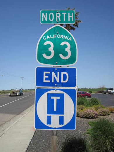 State Route 33 north in Santa Nella, California