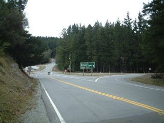 SR 35 south at SR 9 (Big Basin Way).