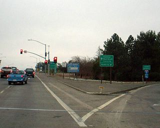 California 36 meets Interstate 5 north just east of downtown Red Bluff.