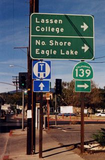Serving the northeastern part of the Golden State, westbound California 36 meets California 139 in Susanville.