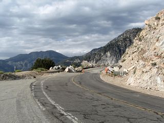 Since 1978, the section of California 39 between Crystal Lake and Islip Saddle has been closed to through traffic. A gate blocks vehicular access into the closed section of state route. Plans call for reopening this section of highway after 2015 contingent upon funding availability.