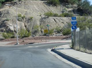 The Business Loop I-40 shield at Broadway Street and L Street was removed by 2011.