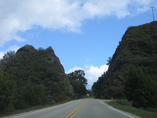 California State Route 41 east at Devils Gap