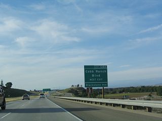 The next exit along California 41 (Yosemite Freeway) north is Exit 138A, Rio Mesa Boulevard and Cobb Ranch Boulevard. This interchange was built in 1999 and is the last interchange along northbound California 41, pending future development and traffic needs.