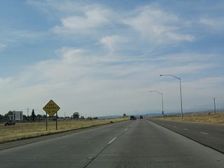 The California 41 freeway finally comes to an end after Children's Boulevard.