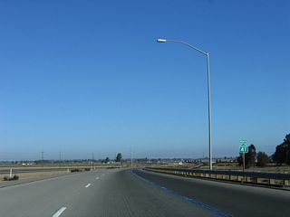 The next intersection along California 41 north is with Hanford Armona Road.