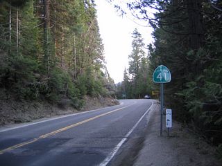 Leaving Yosemite National Park, southbound California 41 sees its first shield where Caltrans takes over maintenance from the National Park Service.