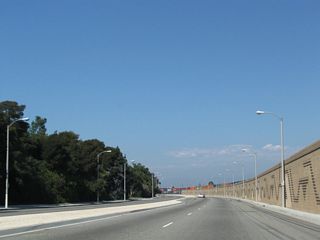 Paralleling the Union Pacific Railroad and Compton Creek, SR 47 (Alameda Street) proceeds north past Homestead Place into the city of Compton. Incorporated May 11, 1888, Compton had a population of 95,740 as of the 2020 Census.