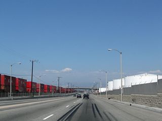 SR 47 runs between the Alameda Corridor and Tesoro Los Angeles Refinery along a controlled access section of Alameda Street north to Sepulveda Boulevard.