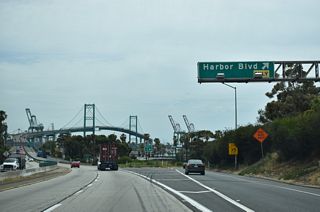 Harbor Boulevard extends south Front Street and port facilities on Smith Island to the San Pedro business district and the Port of Los Angeles at 22nd Street.