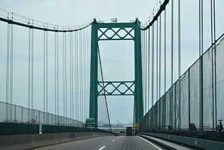 The Vincent Thomas Bridge has appeared in many movies, since it is the closest suspension bridge to Hollywood. The Nicholas Cage and Angelina Jolie movie, "Gone in Sixty Seconds," has a chase scene that shows Cage flying over a traffic jam on the bridge.