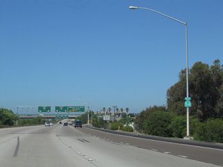 A final California 54 west reassurance shield is posted between the on-ramp from Highland Avenue and the off-ramp to U.S. 101/National City Boulevard north and U.S. 101/Broadway south.