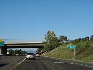 California 56 is known as the Ted Williams Freeway, named after the baseball legend.