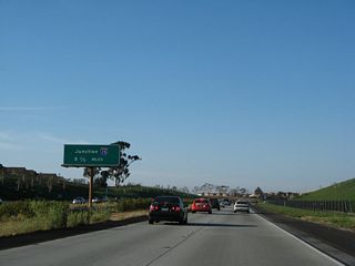 SR 56 travels 5.5 miles east to Interstate 15 (Escondido Freeway).