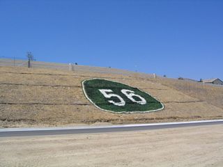 The event on July 17, 2004 preceded the opening of the last link for SR 56.