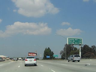 The next three exits along northbound California 57 (Orange Freeway) are Exit 2, Katella Avenue; Exit 3, Ball Road; and Exit 4, Lincoln Avenue.