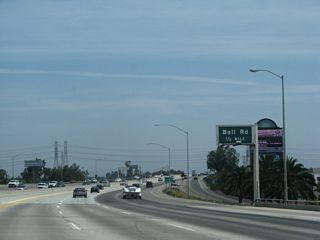 The next exit along California 57 (Orange Freeway) north is Exit 3, Ball Road. Use Ball Road to Arrowhead Pond.