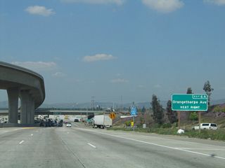 The next exit along northbound California 57 (Orange Freeway) is Exit 6A, Orangethorpe Avenue.