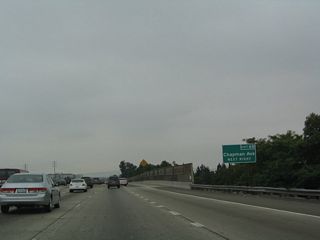 Another relatively new exit number sign is posted along northbound California 57, this time for Exit 6B, Chapman Avenue.