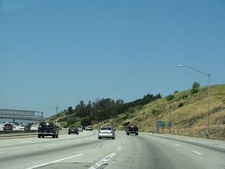 Two new lanes from California 71 north join the mainline of California 57 north.